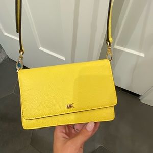 Yellow Michael Kors bag!